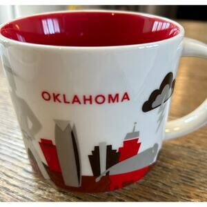 Starbucks You Are Here Mug Oklahoma 2016 Vacation Collectible 14oz Coffee Tea